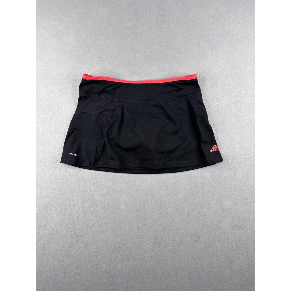 Adidas Climalite Womens Tennis Skort Black Pink Athletic Skirt Size M